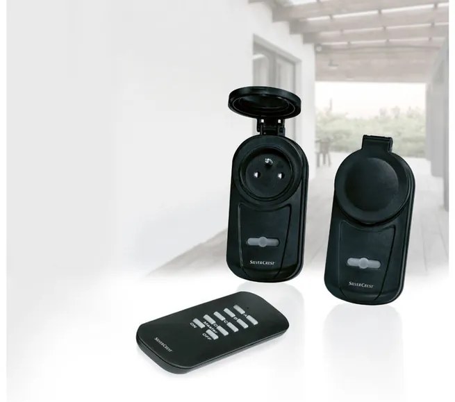 SILVERCREST® Interiérové/Exteriérové rádiové zásuvky (súprava exteriérových rádiových zásuviek, 3-dielna) (100356804)
