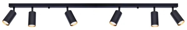 Brilagi - Bodové svietidlo SELE 6xGU10/30W/230V čierna/zlatá