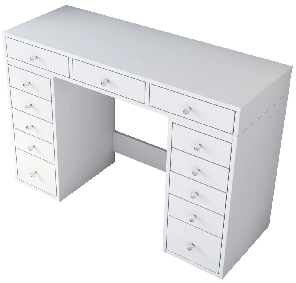 Toaletný stolík Melissa 01 biely