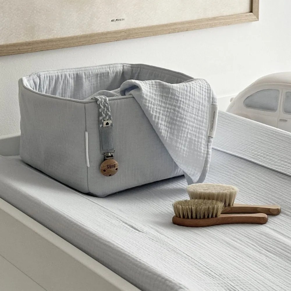 Detský set so zavinovačkou a uterákom modrá