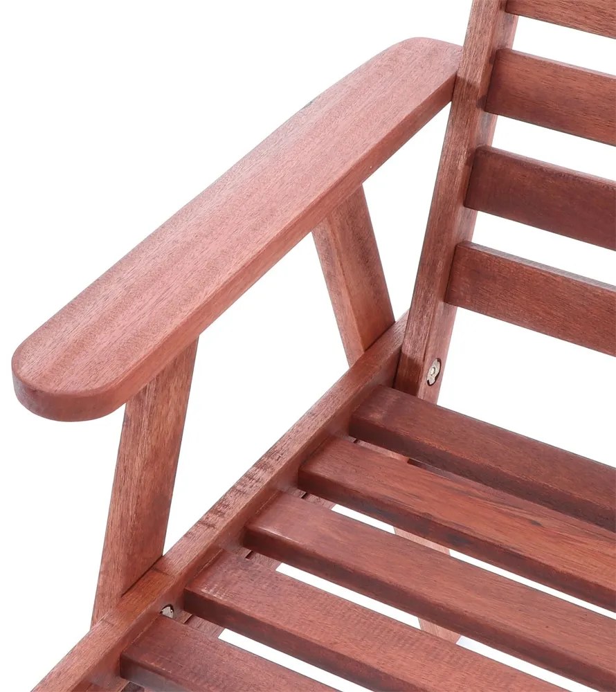 Záhradná stolička Lonzo, hnedá