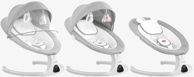 Detské hojdacie kreslo Astrid 35 sivé