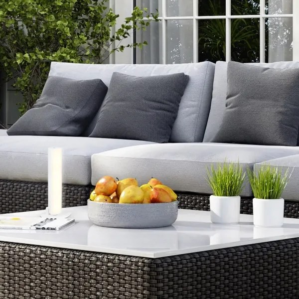 Briloner 7474-016 - LED nabíjacia vonkajšia stolná lampa LED/7W/5V/3000K biela