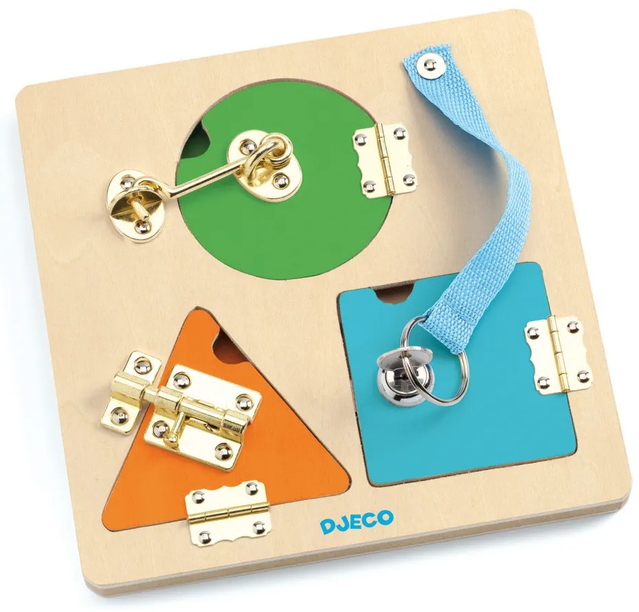 Výuková hračka - zvieratká pod zámkami