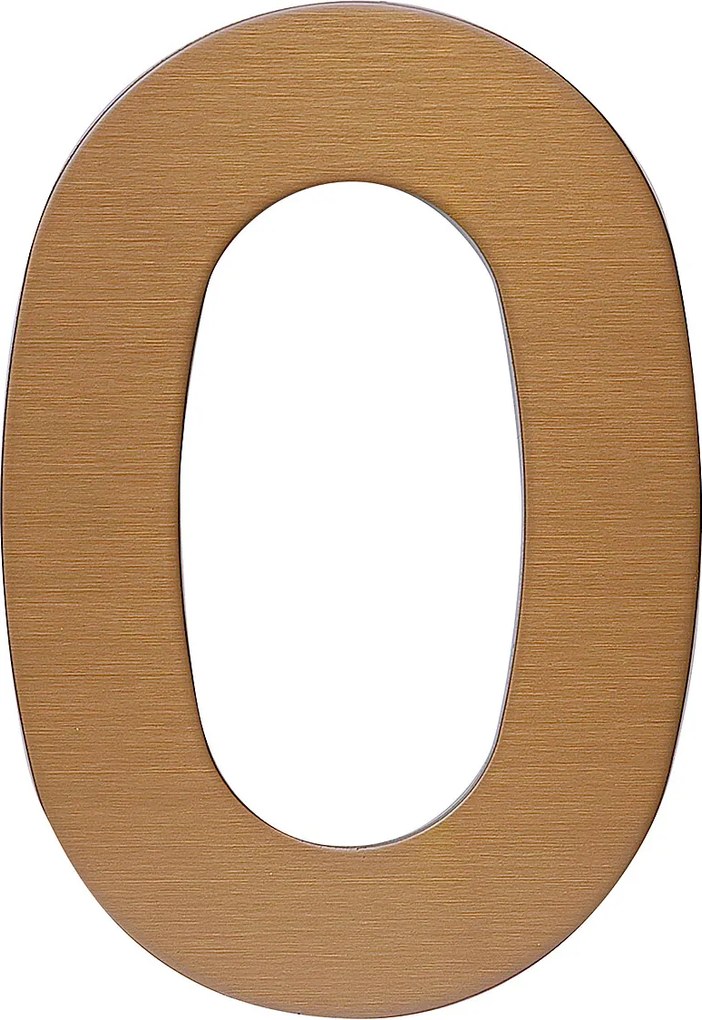 Domová číslica RICHTER RN.120L (meď matná), RICHTER Meď