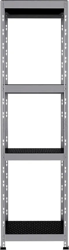 Rivet Outdoor - záhradný kovový regál, plastové polypropylénové police