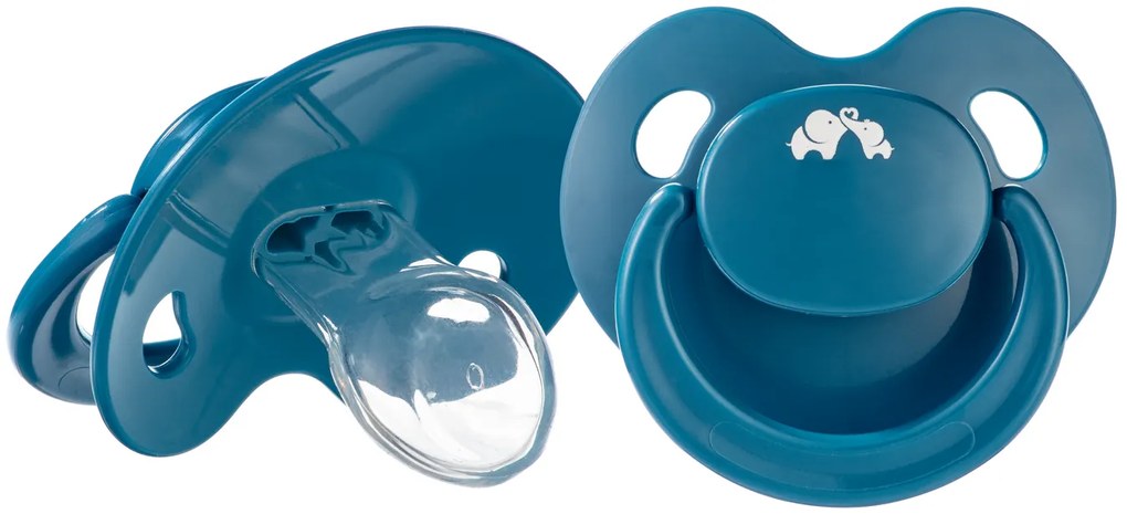 Cumlík silikónový Physio Air Eco 2ks 6m+ Blue