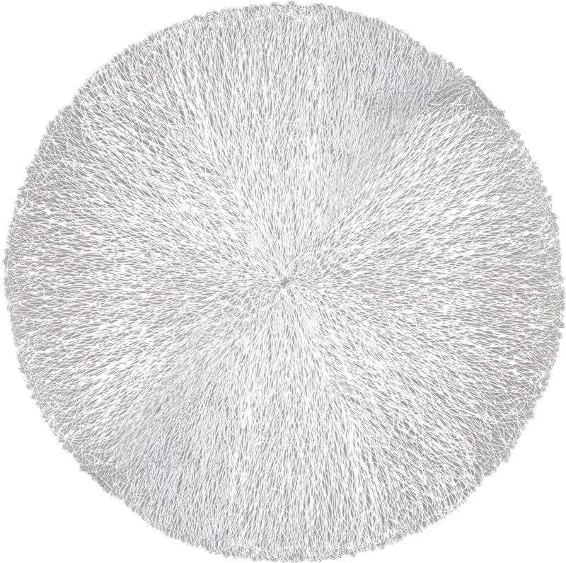 ST Okrúhle prestieranie na stôl 38cm strieborné