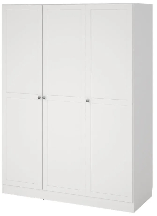Biela šatníková skriňa 147x200 cm Billund – Tvilum