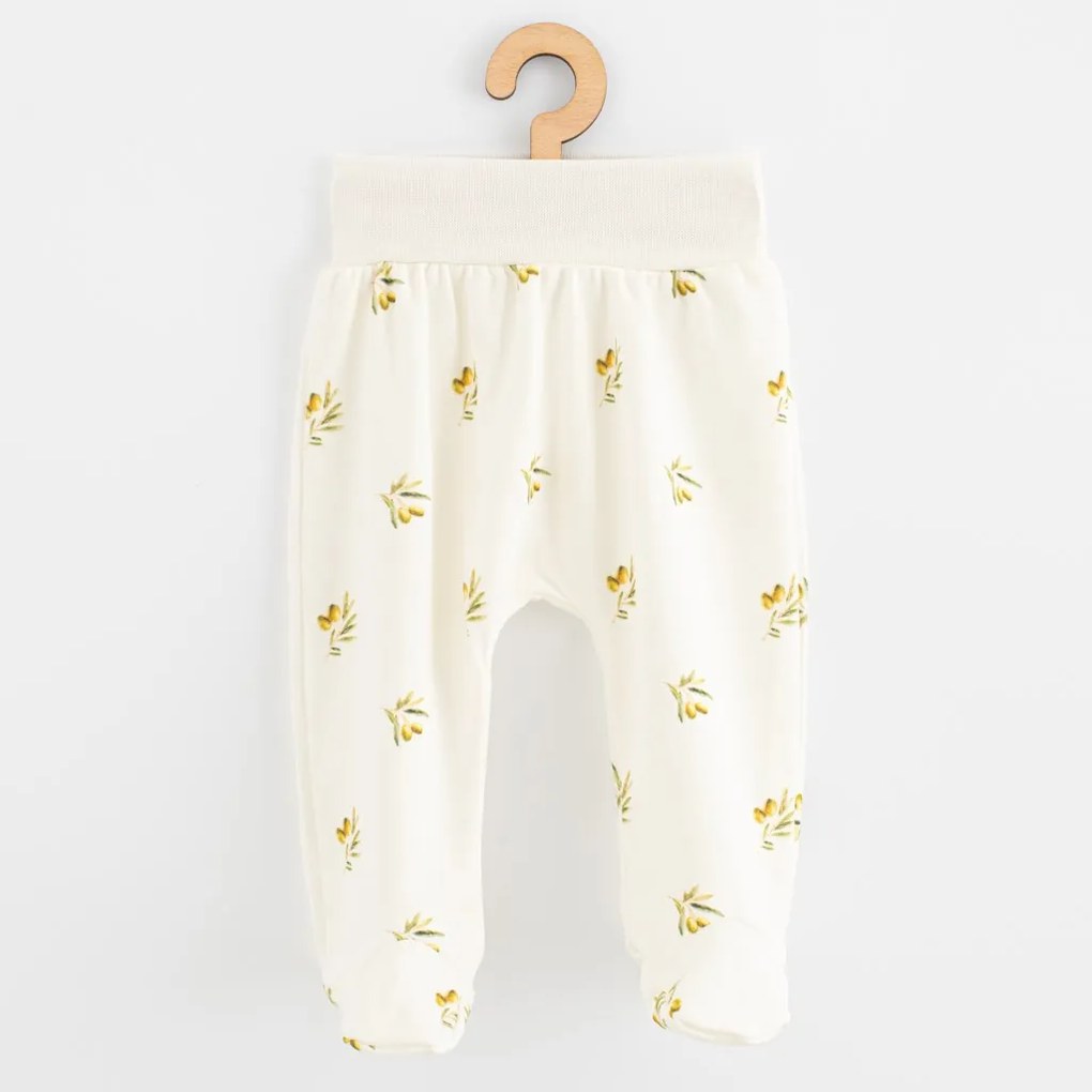 Dojčenské polodupačky z organickej bavlny New Baby Olivy, vel. 62 (3-6m)