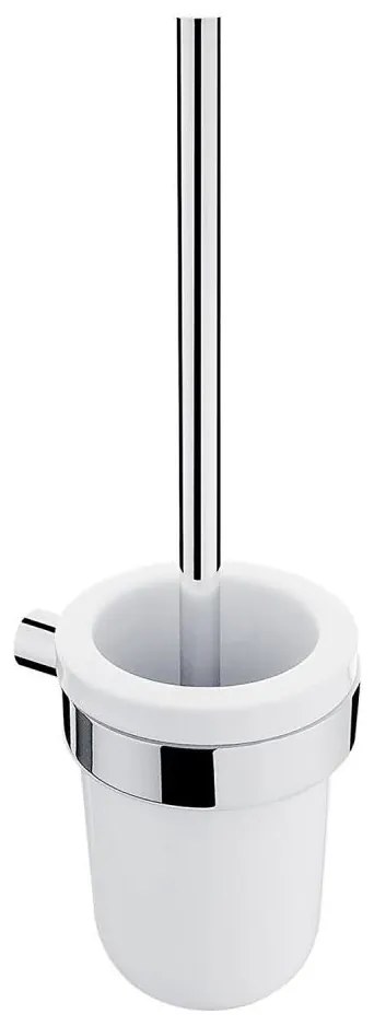 NIMCO BR 11094KU-26 - Nástenná WC štetka BORMO biela/lesklý chróm