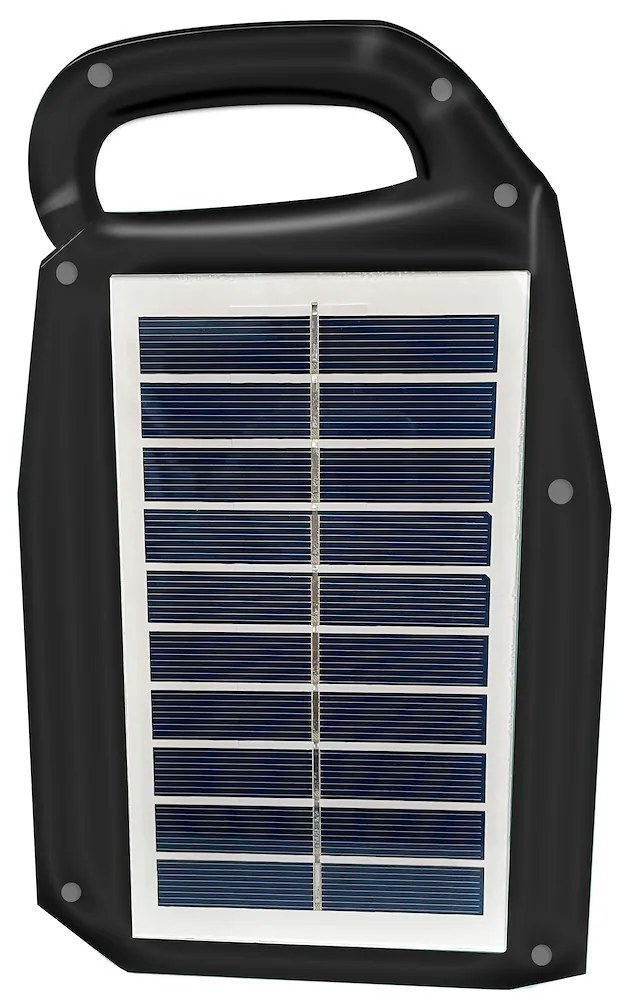 Ecolamp Multifunkčná solárna LED lampa s reproduktorom a powerbankou Kemp