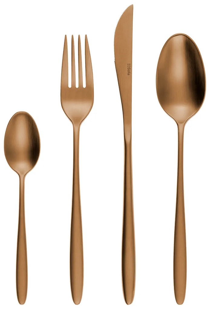 Príborový set 16 ks – Vivo PVD Rose Gold matný - 140302