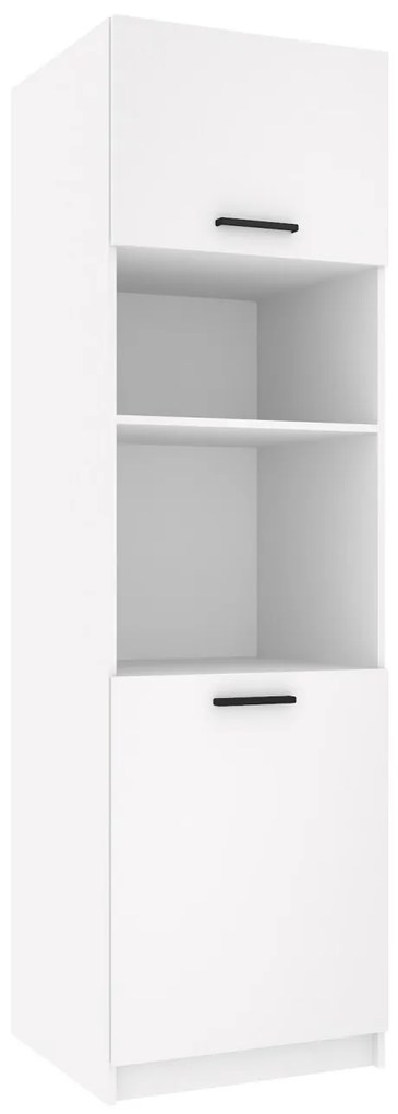 Vysoká kuchynská skrinka Belini pre vstavanú rúru 60 cm biely mat  TOR SSP60/1/WT/WT/0/B1