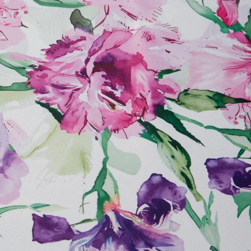 Dekorstudio Vodeodolný okrúhly obrus GARDEN - ružový 150 cm