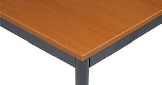 Jedálenský stôl, 1600 x 800 mm, tmavo sivá podnož, čerešňa