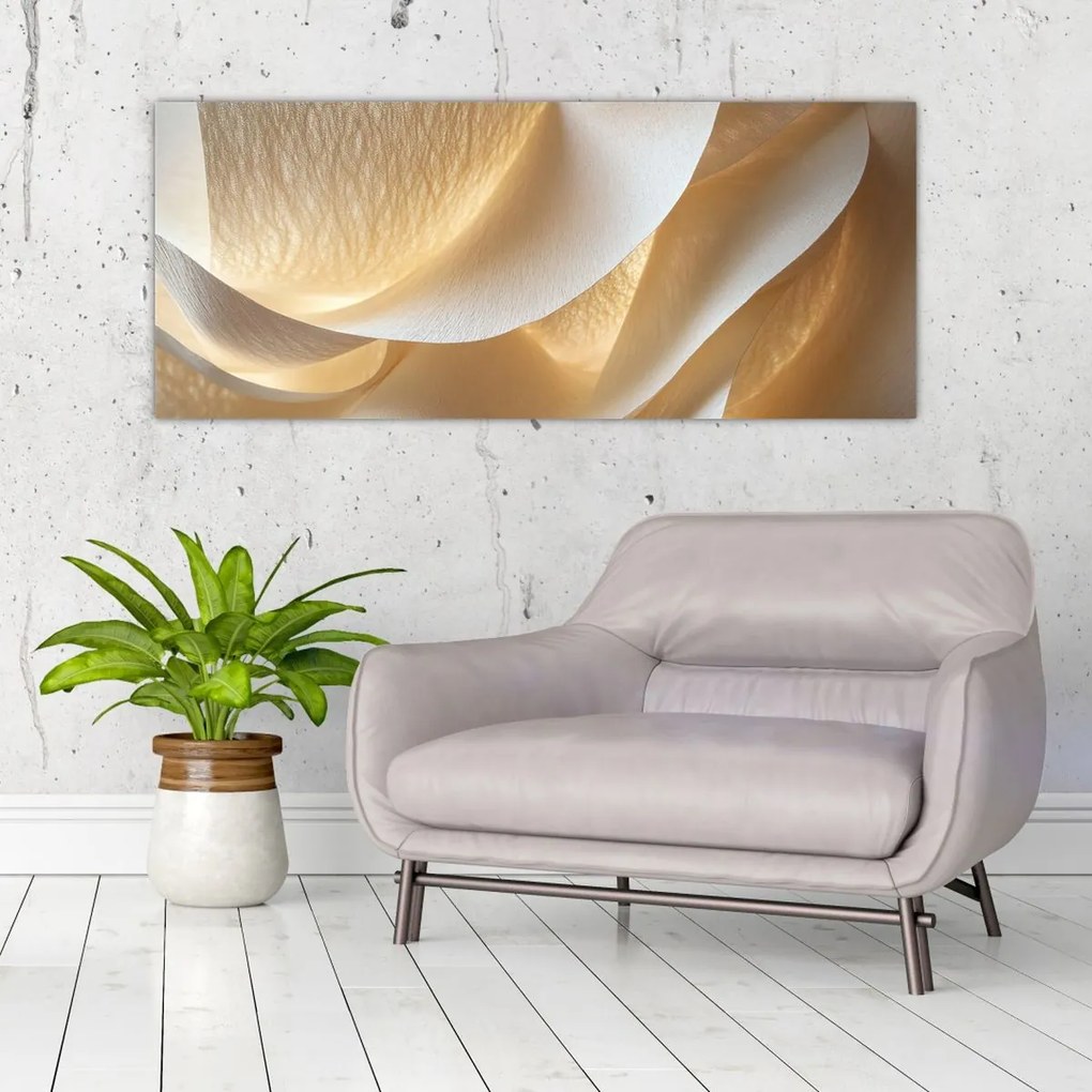 Obraz - Papierová štruktúra (120x50 cm)