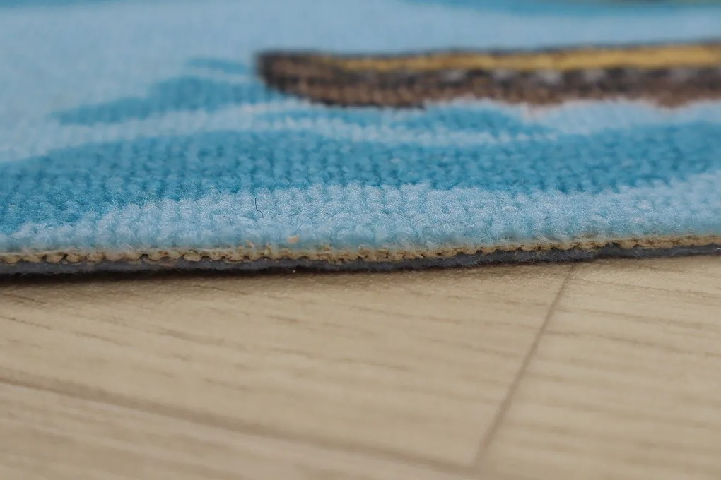 Detský metrážny koberec Aljaška 5229, na mieru, šíře 4m, viacfarebná, filc, detská izba