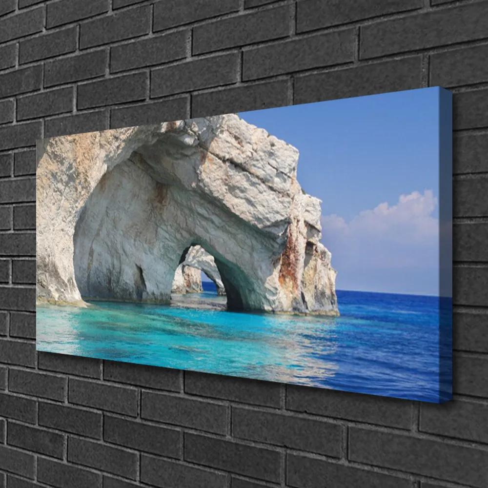 Obraz na plátne More jazero voda krajina 120x60 cm