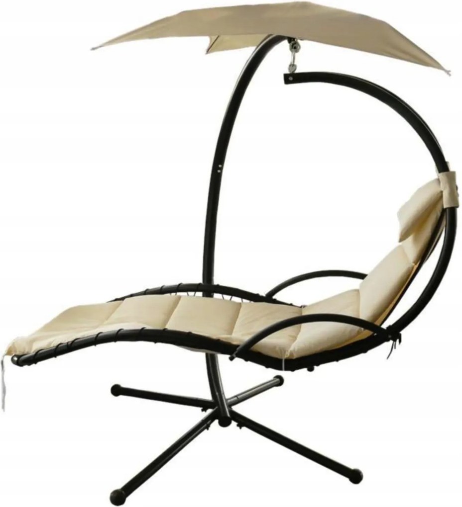 Garden Line BEŽOVÉ ZÁHRADNÉ HÚPAVÉ KRESLO