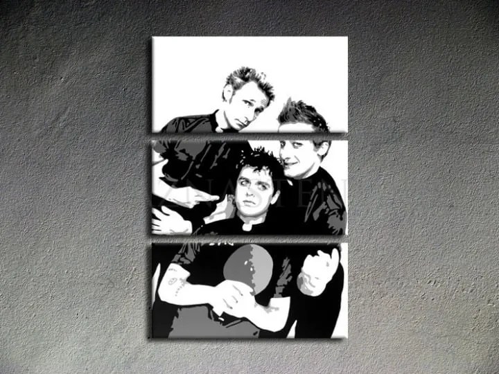 Ručne maľovaný POP Art obraz Green Day | rôzne rozmery