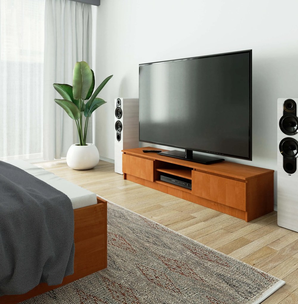 TV stolík Dariel II (jelša). Akcia -12%. Vlastná spoľahlivá doprava až k Vám domov. 1069583