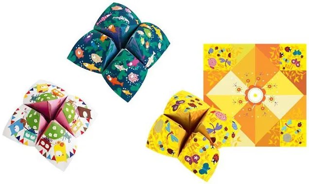 Origami Nebo, peklo, raj