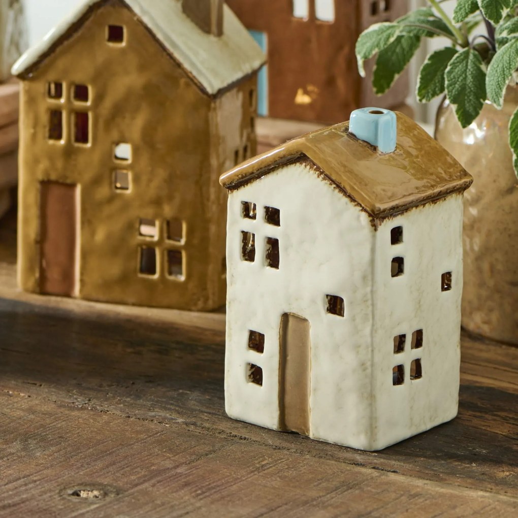 Ib Laursen Kameninový svietnik Brighton Brown door