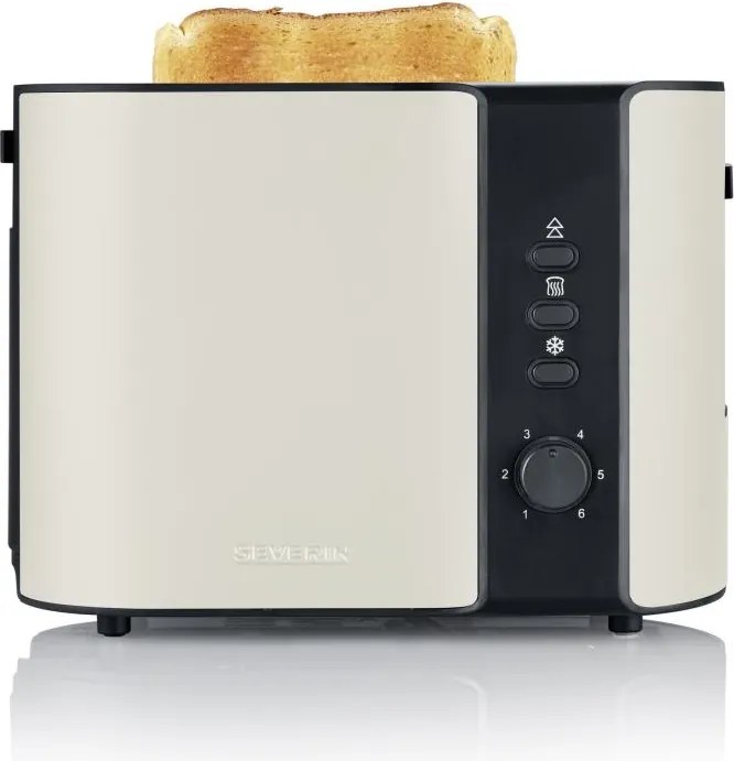 Severin AT 9576 - Hriankovač s dvoma otvormi 800W/230V béžová/čierna