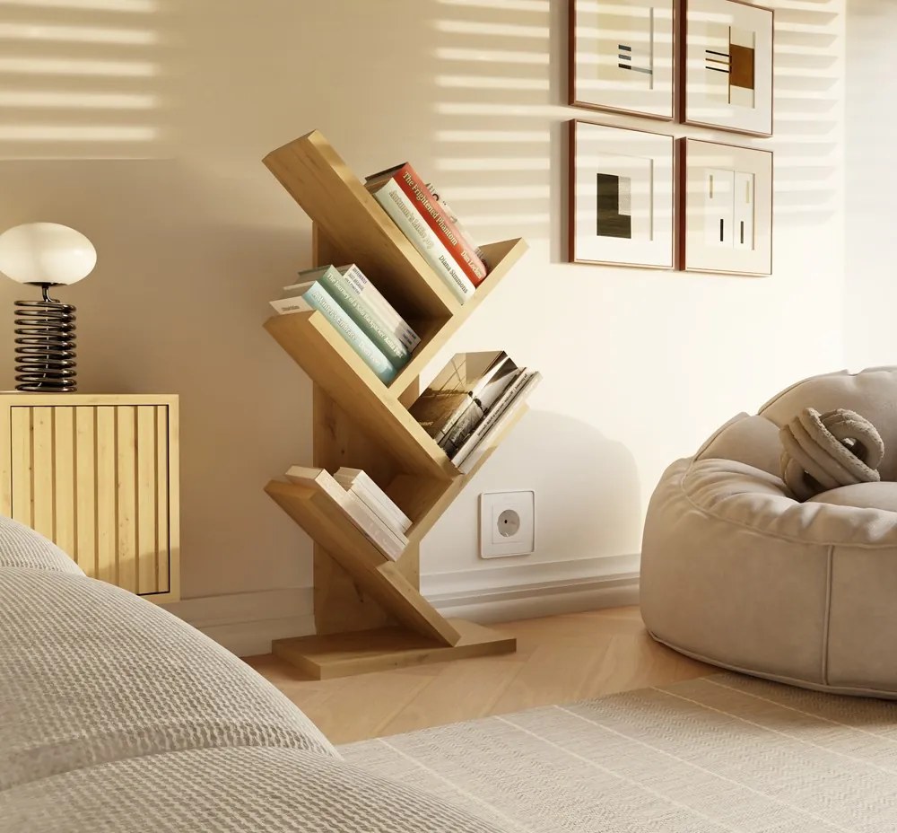 Knižnica Funny Mini 26,5 cm dub artisan