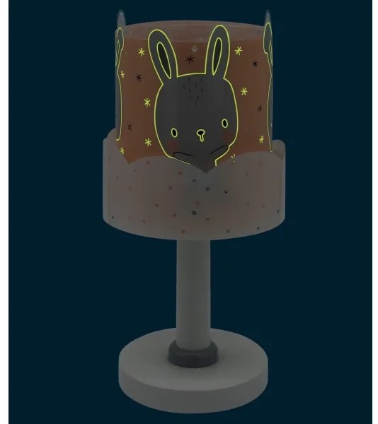 Dalber 61151S - Detská lampička BUNNY 1xE14/40W/230V oranžová