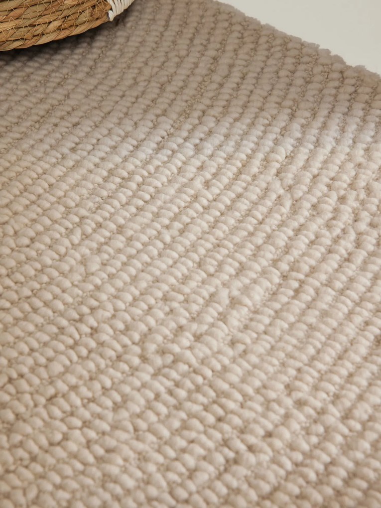 Hanse Home, Kusový koberec Calmio 106220 Natural White, 120x180, biela, obývacia izba