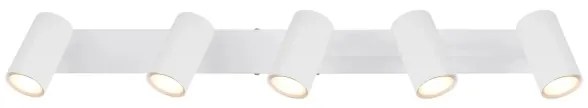 Globo 57911-5W - Bodové svietidlo ROBBY 5xGU10/35W/230V biela