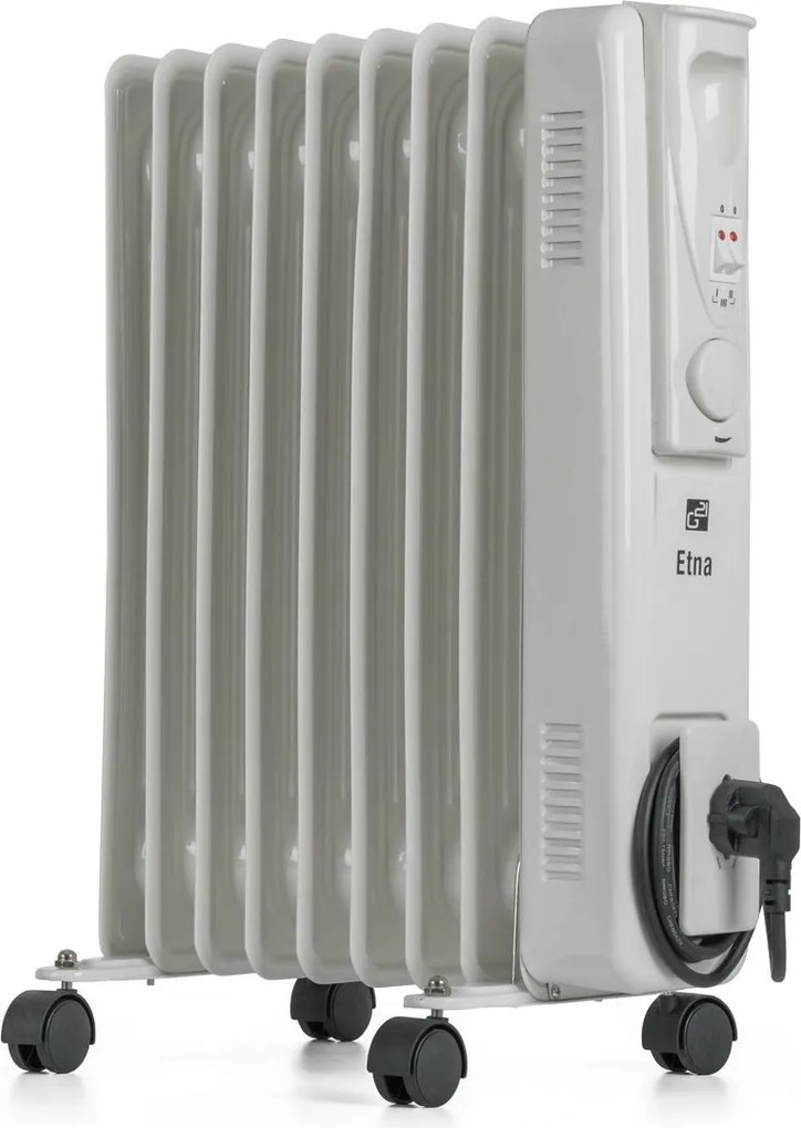 G21 Olejový radiátor Etna, 9 rebier, 2000 W, biela