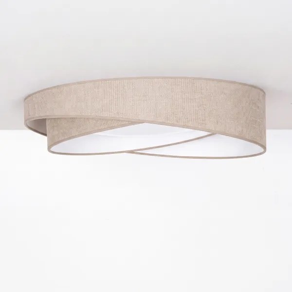BRILAGI - LED stmievateľné svietidlo VELVET TWIST LED/36W/230V CCT pr. 65 cm WT béžová + diaľkové ovládanie