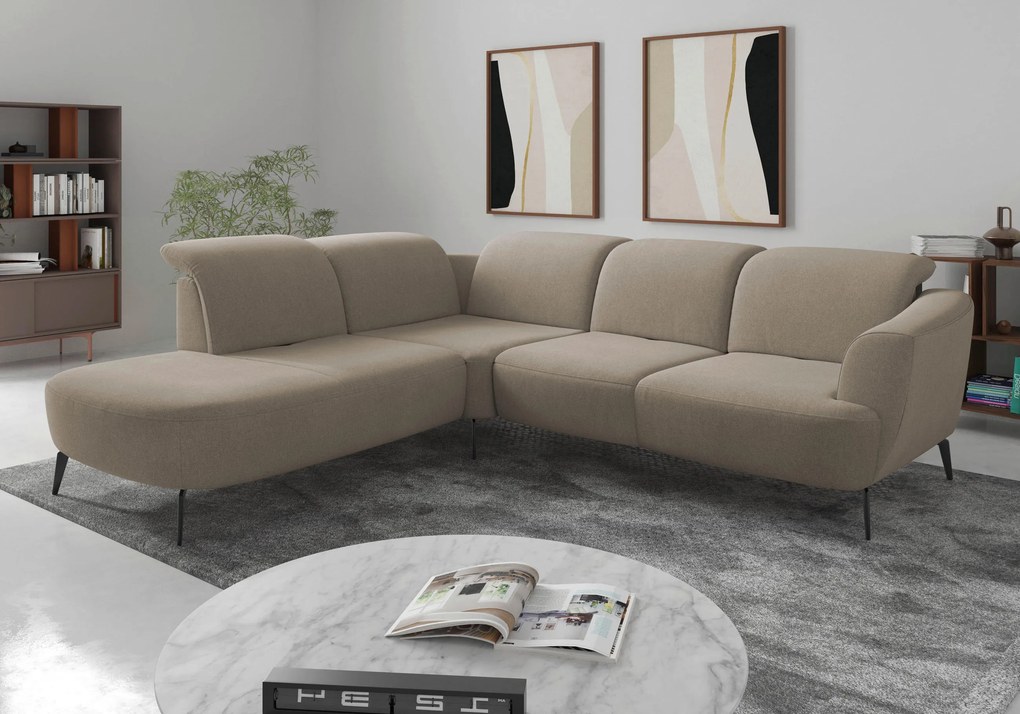 XXXLutz ROHOVÁ SEDAČKA, textil, béžová Sit & More - Sedačky - 00014401852P