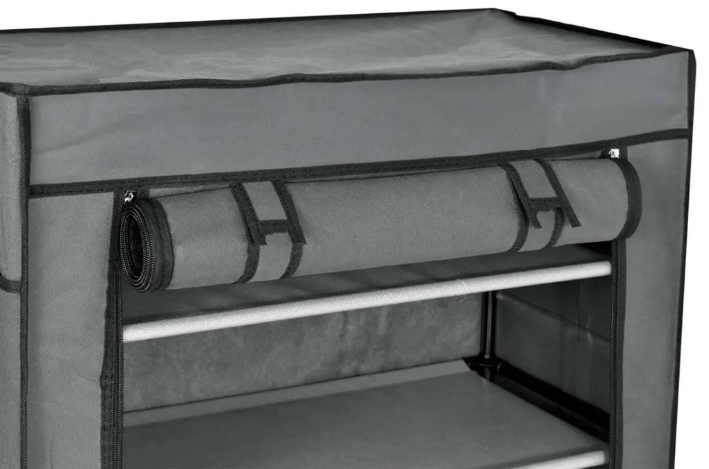 Textilný botník Mona antracit