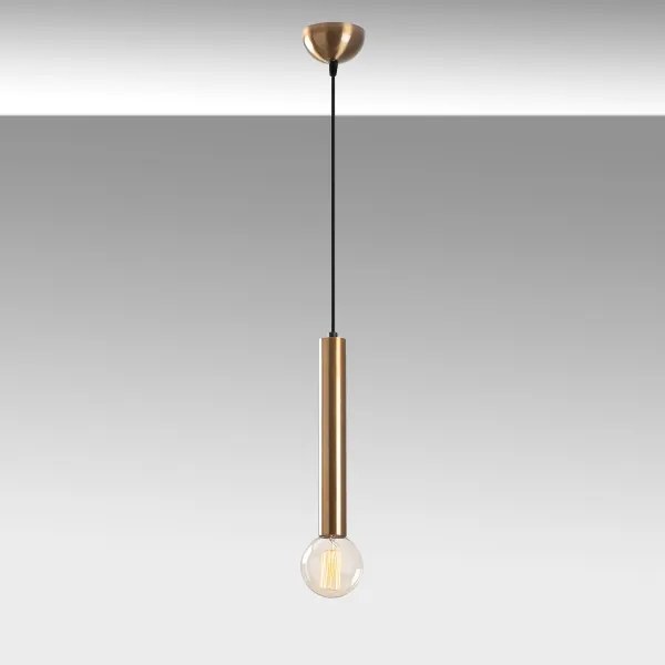 Závesný luster na lanku TEMPO 1xE27/40W/230V zlatý