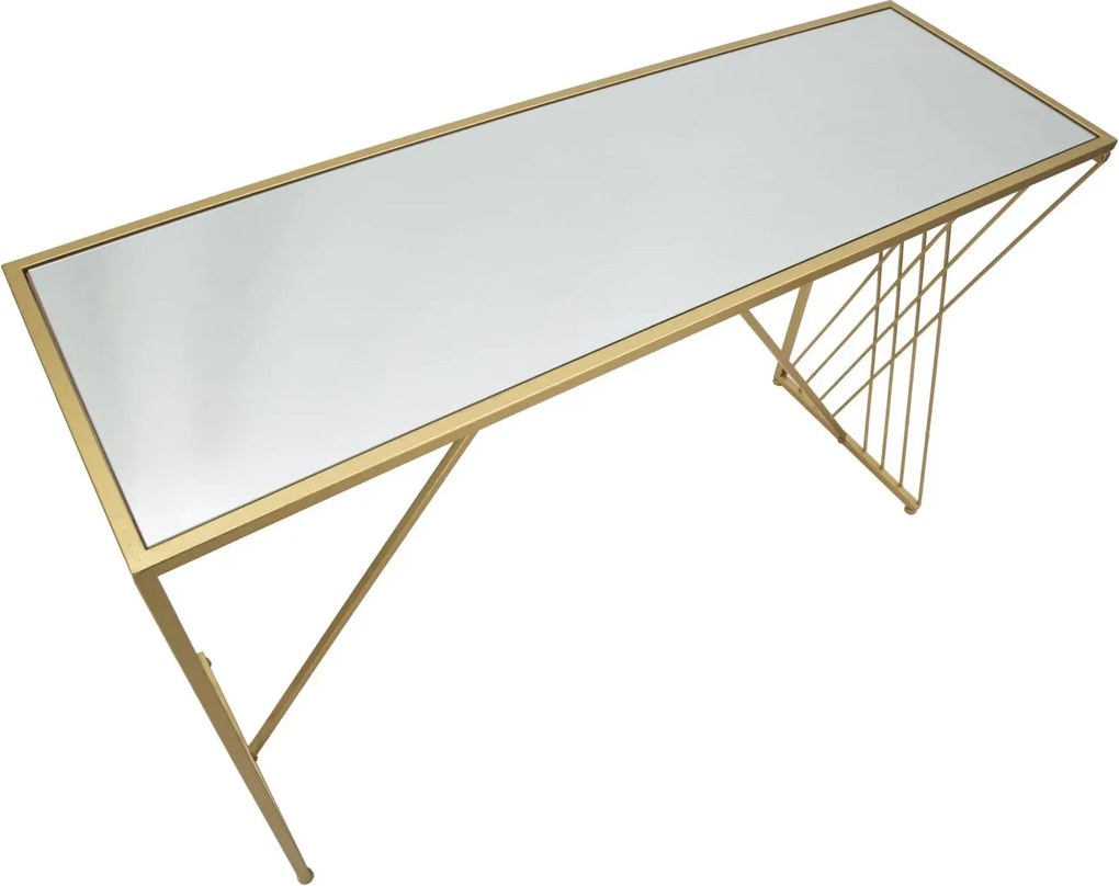 Konzolový stolík Easy 120 cm zlatý
