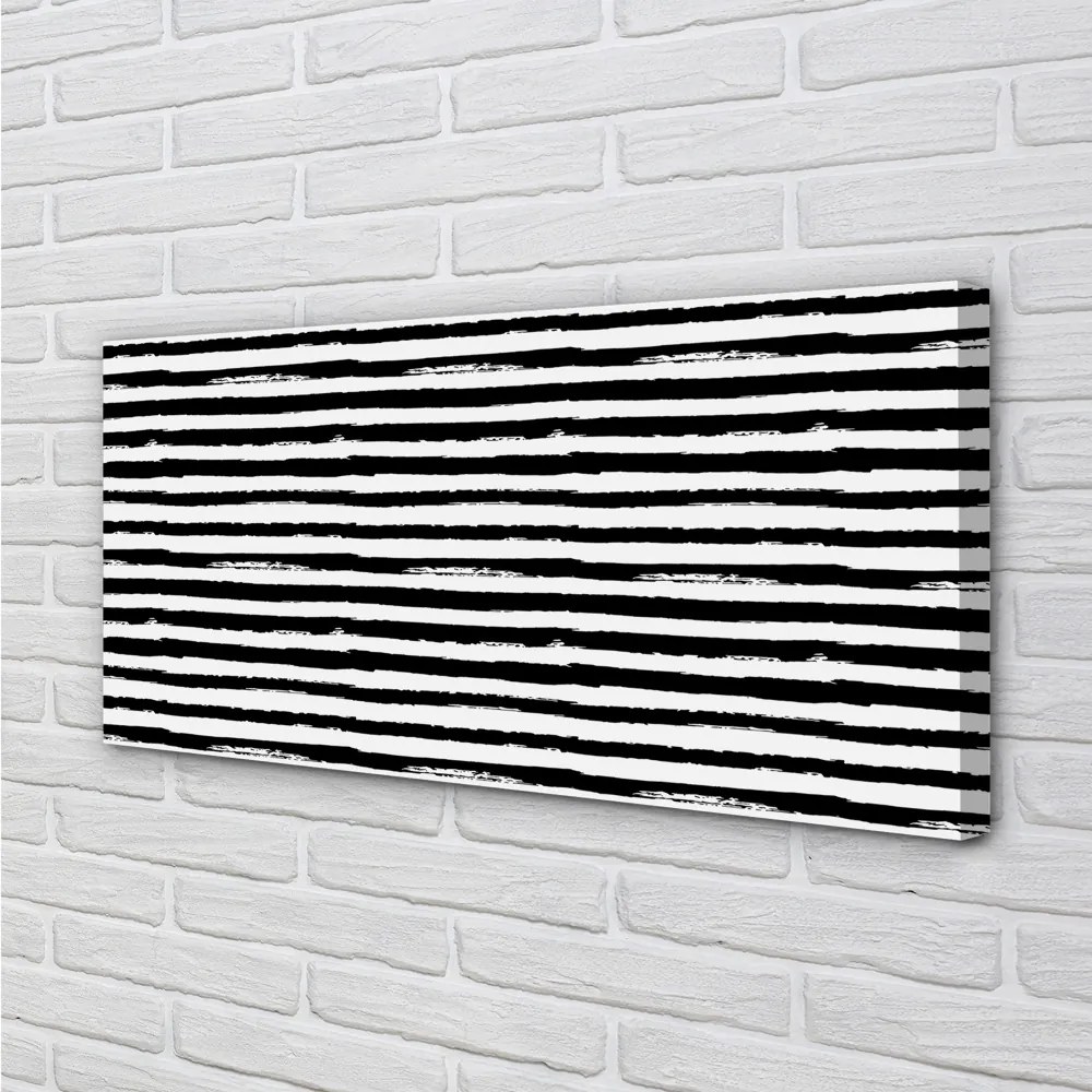 Obraz na plátne Nepravidelné pruhy zebra 125x50 cm