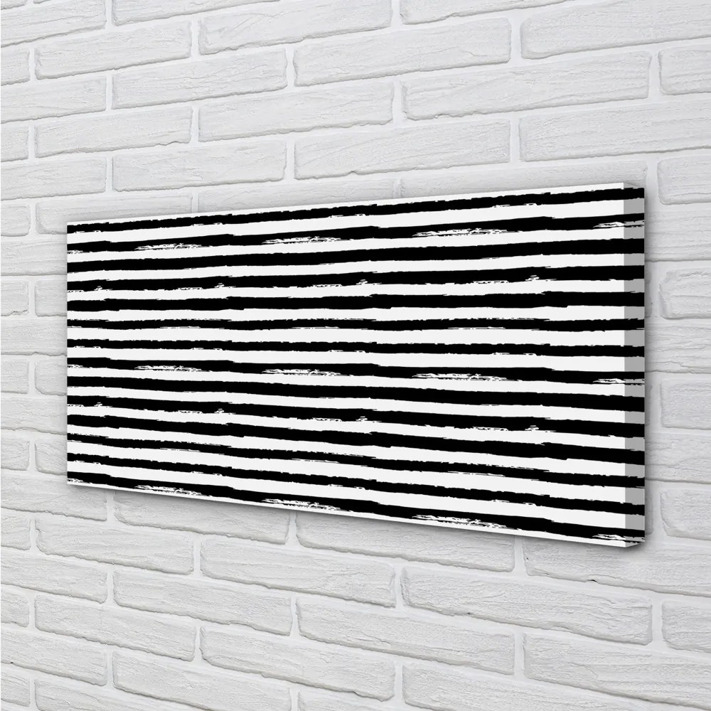 Obraz na plátne Nepravidelné pruhy zebra 140x70 cm