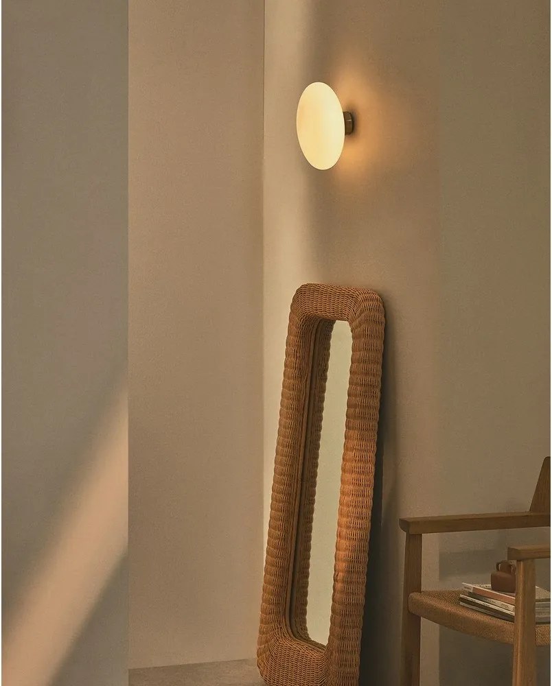 Biele/v striebornej farbe nástenné svietidlo ø 26 cm Bamila – Kave Home