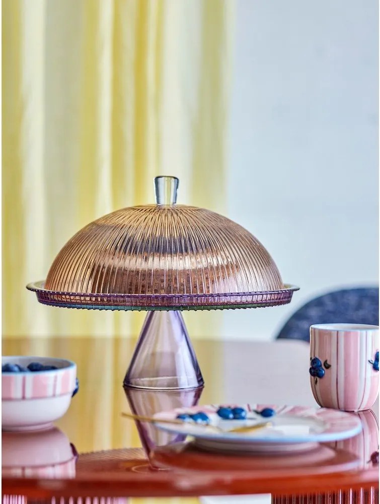 Sklenený podnos s vekom Tayo – Bloomingville