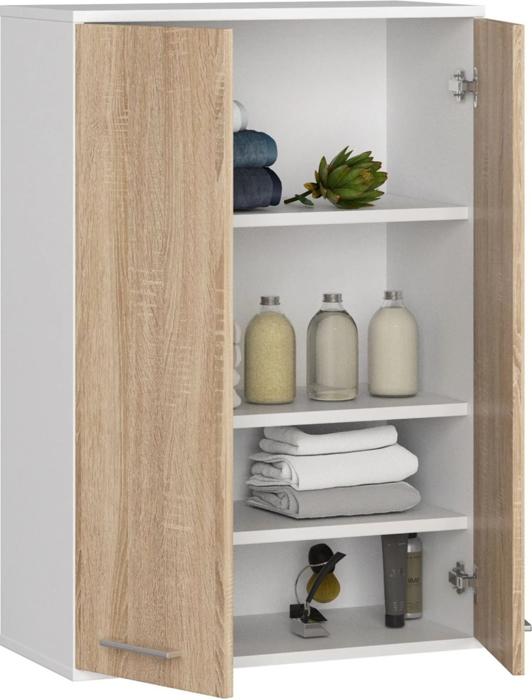 Závesná kúpeľňová skrinka Fin W64 64 cm - výber z 7 prevedení