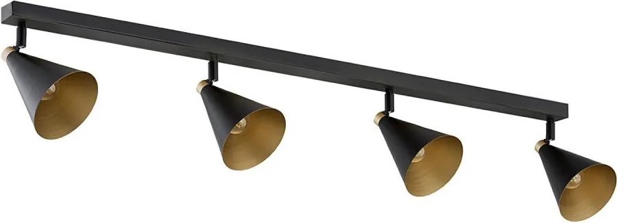 Argon 1817 - Bodové svietidlo LUCINDA 4xE14/7W/230V čierna