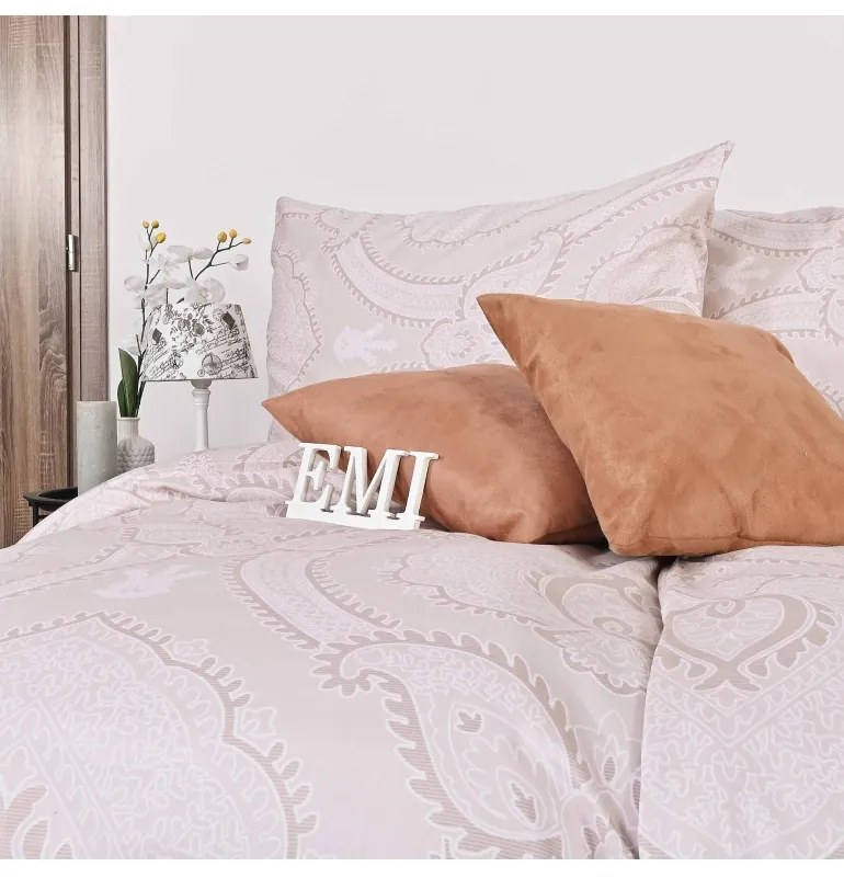 Obliečky Oranje satén EMI, Štandardný set jednolôžko obsahuje 1x 140x200 + 1x 70x90