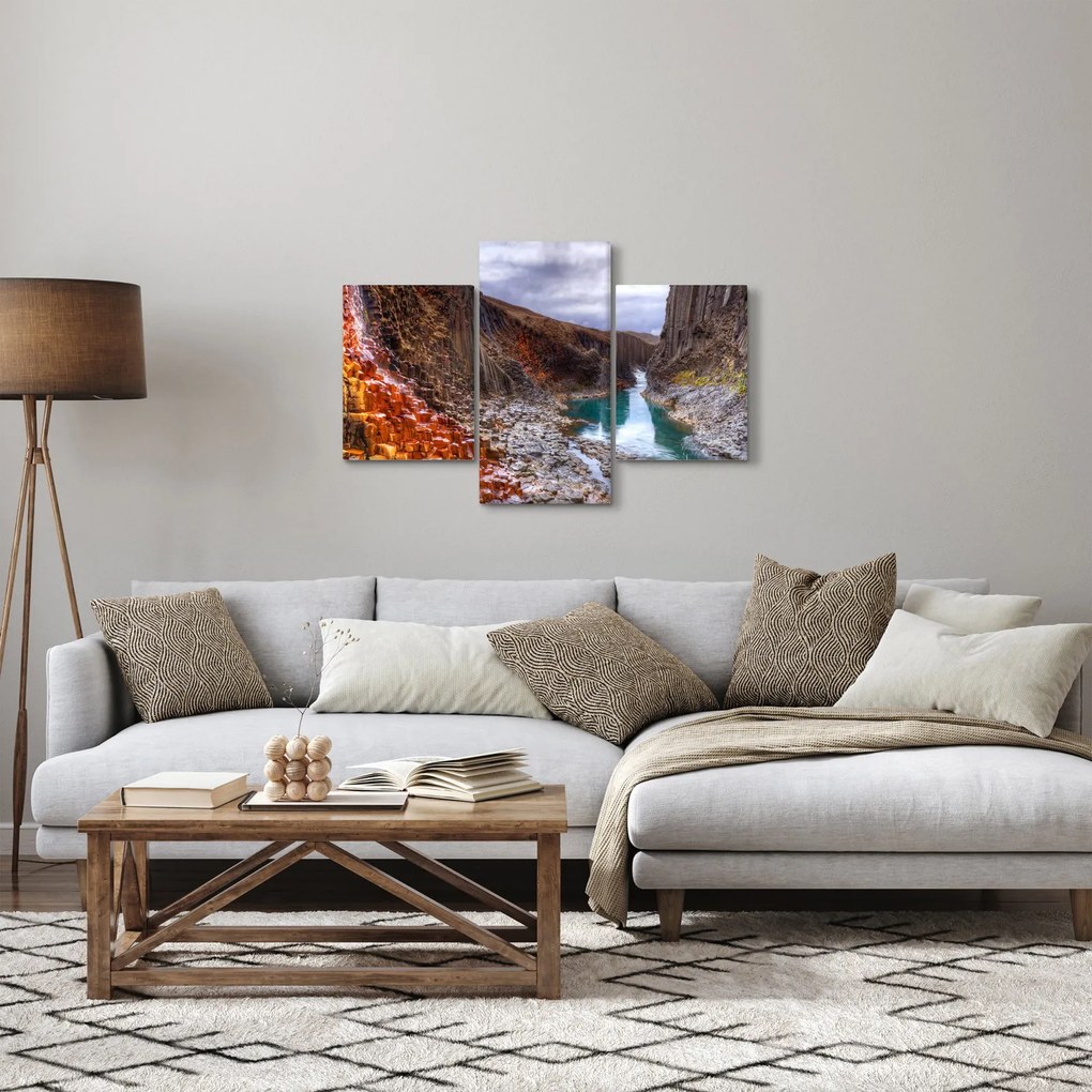 Obraz - kaňon Studlagil (90x60 cm)