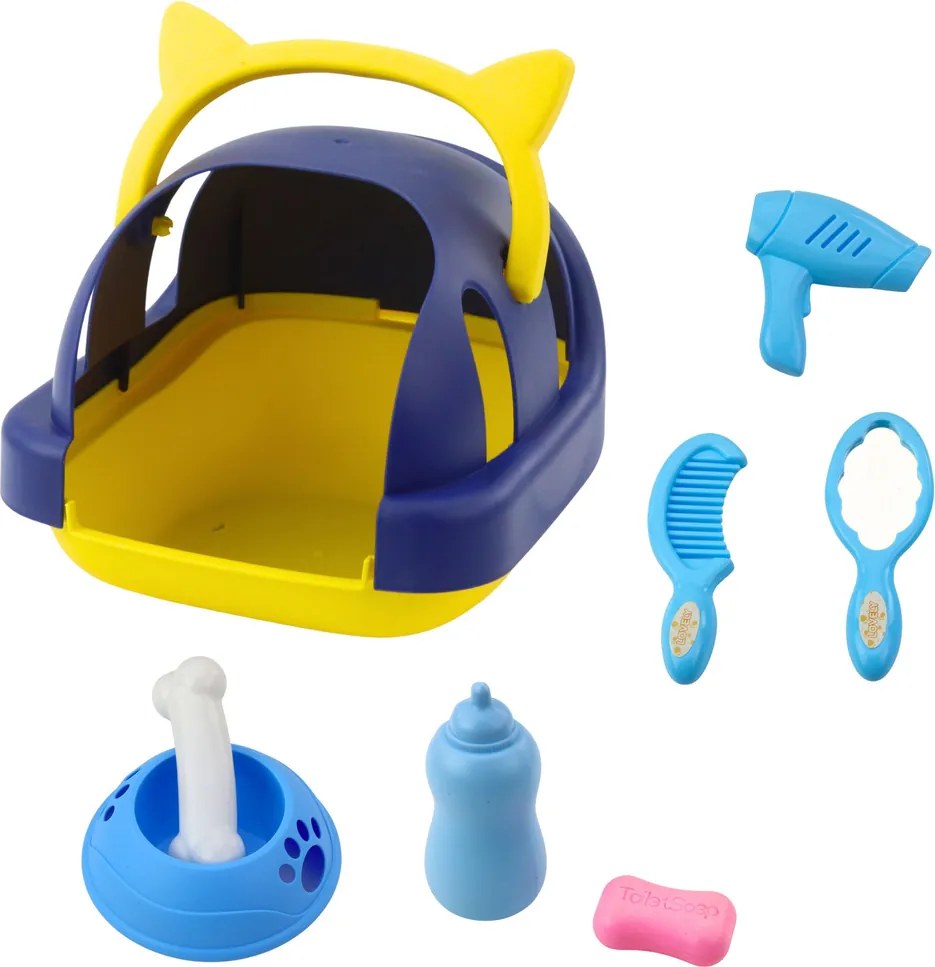 LEAN Toys Interaktívny plyšový pes pudel chodí a šteká s prepravkou