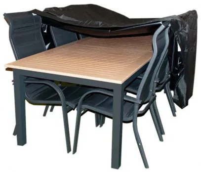 Doppler Ochranný obal na stôl 220x100 cm +  6 kresiel Miami