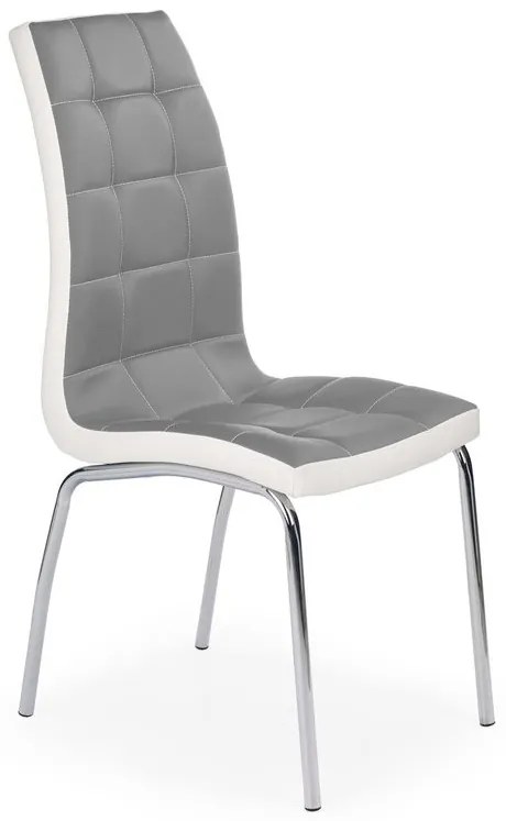 Halmar Jedálenská stolička K186, šedo-biela
